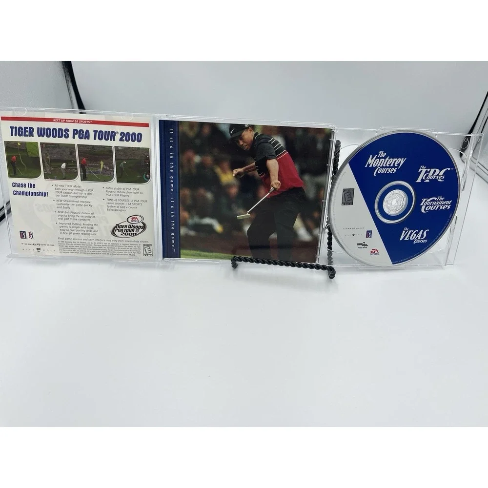 EA Sports Tiger Woods PGA‎ Tour Golf Collection 99 PC CD ROM 1998 1999 Win 95/98